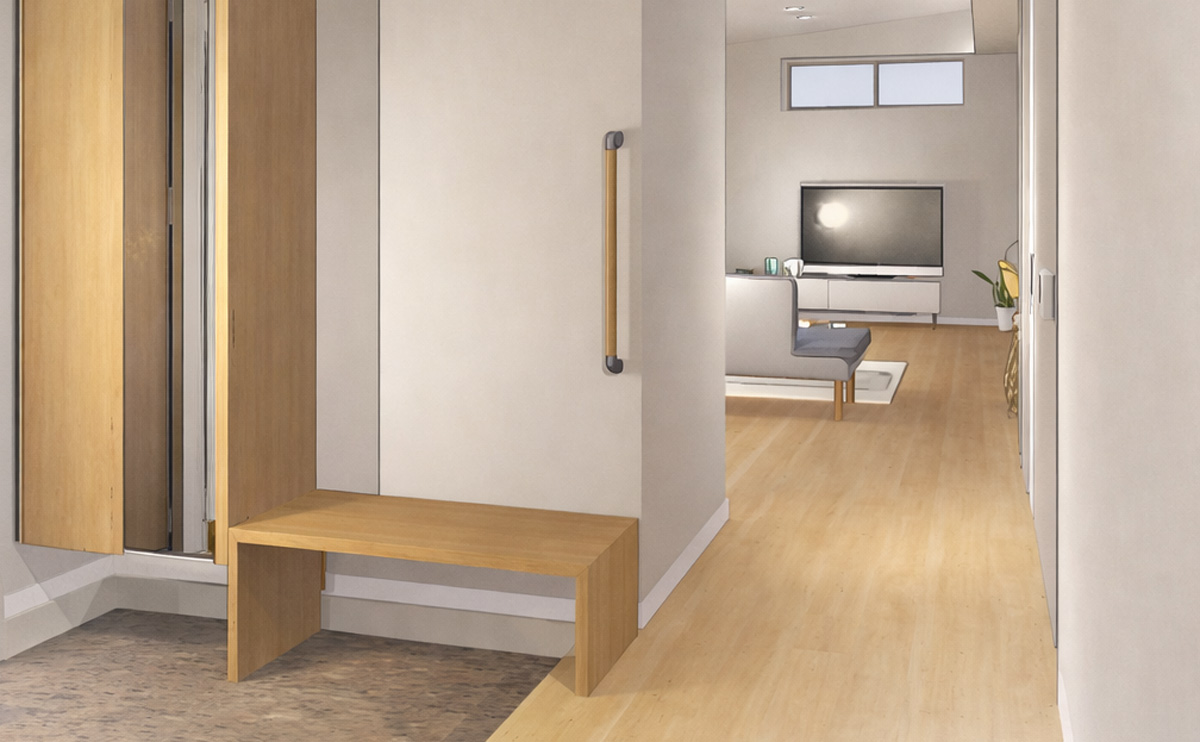 玄関 リノベーション後